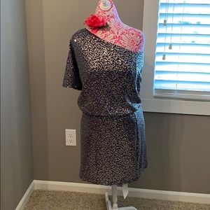 🌺Sequined Express Dress Black Size Medium